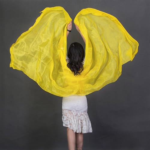 Velo de seda para danza de textura ligera con caída fluida de 250 cm 6