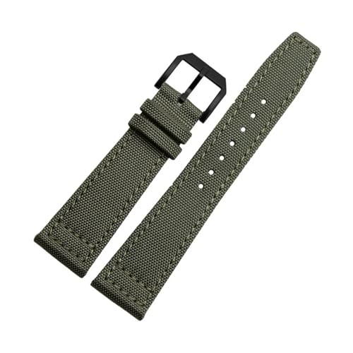 Bracelet montre nylon 20mm pour IWC Pilot élégance durable