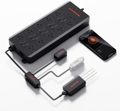 Spider Farmer GGS AC10 Power Strip Kits 10 AC APP-Based Controls Outlets