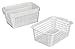 Kigima Haushaltskorb Allzweckkorb 28x19,5x11 cm 4L (5 STK) Grau Granit