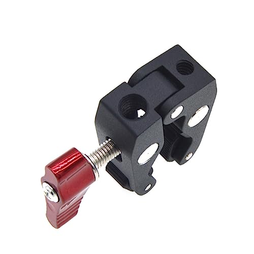 Soporte con abrazadera de bola y tornillo para anclaje estable de teléfonos y GPS 7