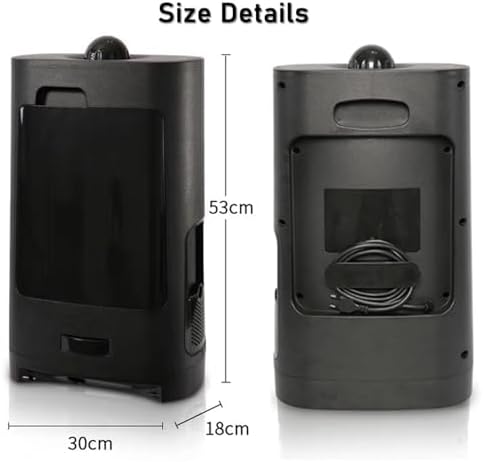 Salon Vacuum Cleaner - Touchless Stationary Electric Trash Can for Salons, Boutiques, and Hotels, 1400W