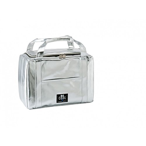 BE CooL Collezione Argento, Borsa Termica City, Size-Small, Altezza-21 Cm, Pellicola in PVC, S