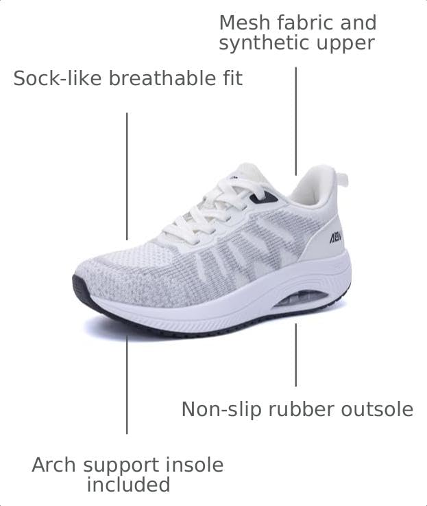 Image of Women Arch Support Walking Shoes Orthotic Plantar Fasciitis Sneakers