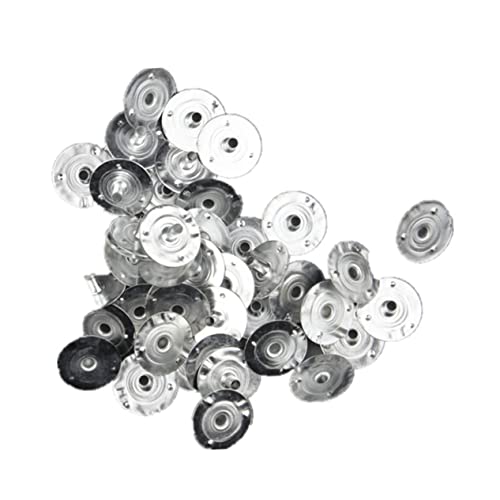 Kit para hacer velas con mechas y bases metálicas TEHAUX miniatura 3