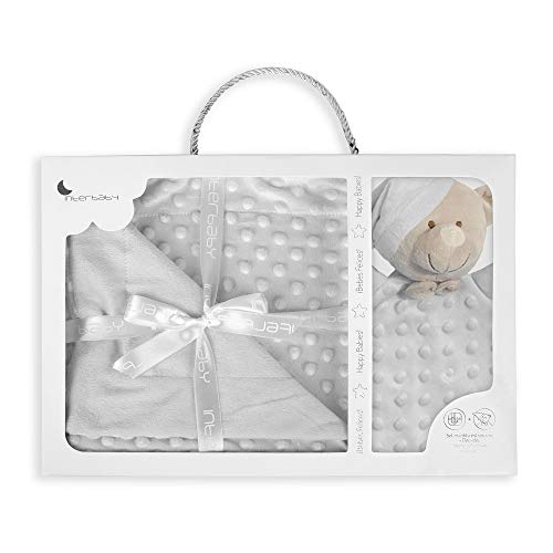 Couverture bébé Bubles gris contre les réveils nocturnes du nourrisson