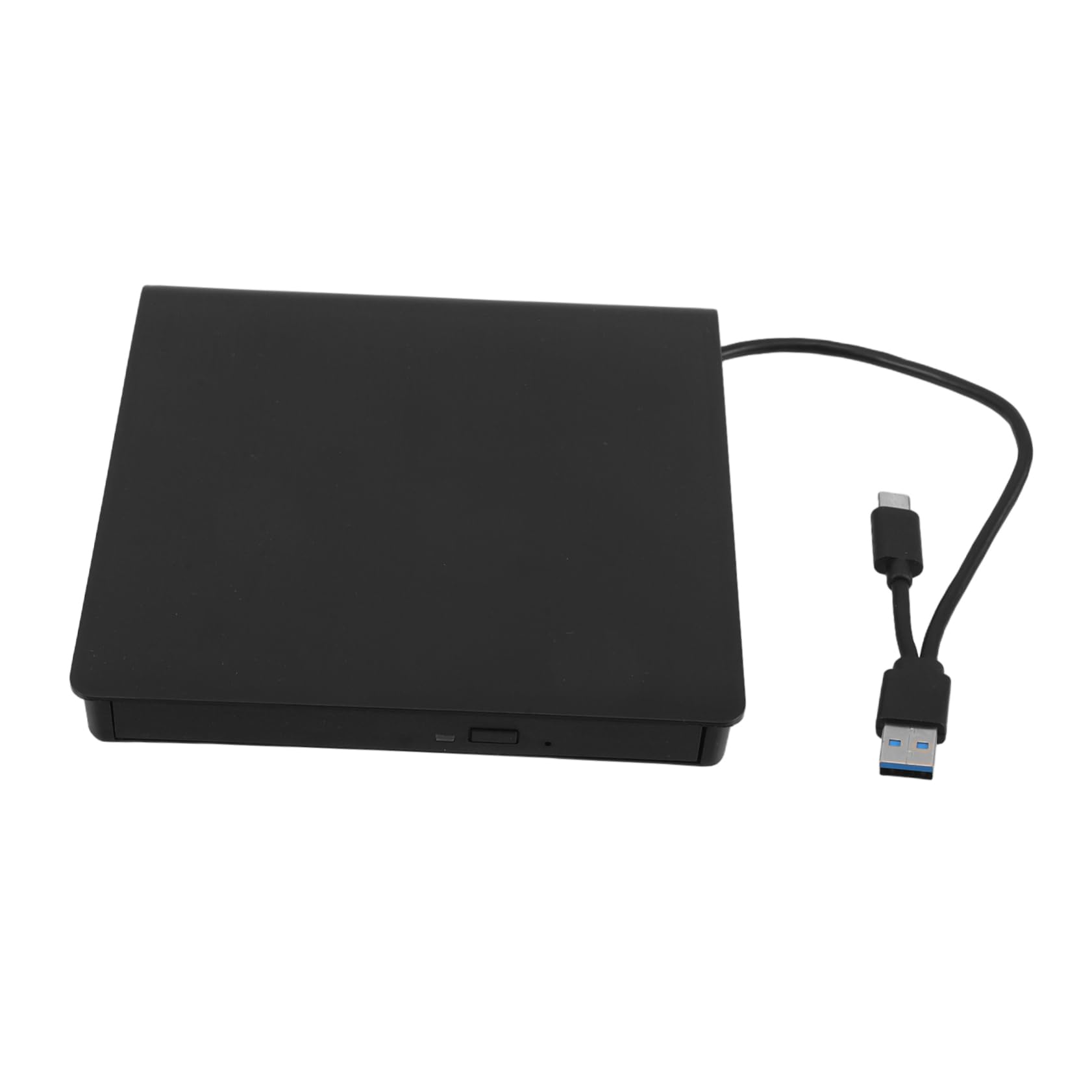 POPETPOP Masterizzatore Dvd Esterno USB Type-c per Desktop e Tablet Nero | Lettura CD e Dvd, Trasferimento Dati Veloce, Plug And Play, Struttura in Plastica e Metallo