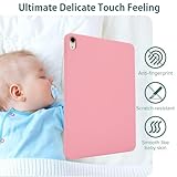 Case Compatible with iPad 11th Gen A16 11 Inch 2025 Case, Back Shell, Slim Light Flexible TPU Rubber Soft Skin Silicone Protective Cover Shockproof Tablet Cover A16 11th Generation(Pink) - Image 6