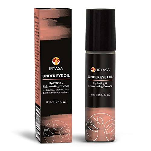 Iryasa Under Eye Oil - Dark Circles Under Eye Treatment - Natural Anti Aging Serum for Under Eye Bags Treatment, Puffy Eyes Treatment, Eye Lifting and Firming - Eye Serum for Men & Women - 0.27 fl oz