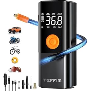 Compresor de aire portátil para inflador de neumáticos, bomba de aire para automóvil con medidor de presión,Inflador de neumáticos para bomba de bicicleta de automóvil, motocicleta