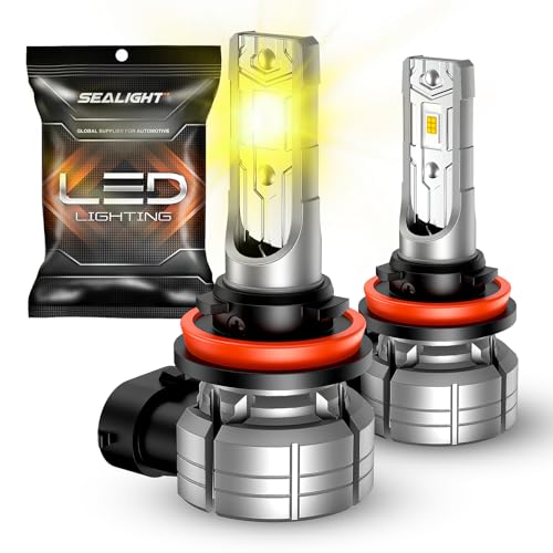 SEALIGHT H11 Yellow Fog Light Bulbs