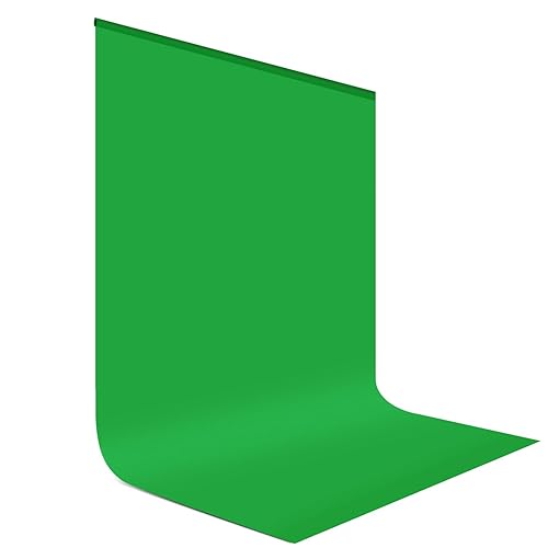 UTEBIT Backdrop Polyester Photo Backdrop Portable Collapsible Photoshoot photography background for Product Photography Studio Video Recording Cool iron (GREEN, 1.5 * 2M) - GREEN - 1.5*2M