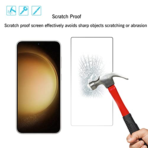 Image of Ailun Screen Protector for Galaxy S23+ / S23 Plus [6.6 Inch] 3Pack + 3Pack Camera Lens Tempered Glass Fingerprint Unlock 0.25mm Ultra Clear Anti-Scratch Case Friendly [Not For S23 Ultra]