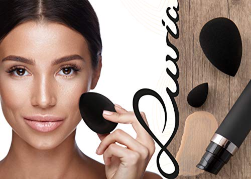 Luvia Blender Sponge Set, Super Soft For Precise And Large-scale Blending Of Beauty Cosmetics, black, 3 count (Pack of 1) - Image 2