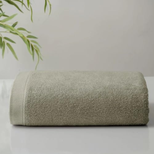 Image of Spread Spain Bamboo Towels for Bath, Towels for Bath Large Size, Bamboo Bath Towel High Absorbent & Soft, 360 GSM, 4pc Set Bath Towel for Men /Women