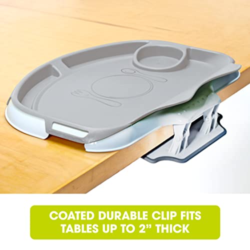 Image of Ginsey Tidy Table Activity and Meal Tray, Grey - Portable Meal Tray, Activity Tray, Kids Activity Tray