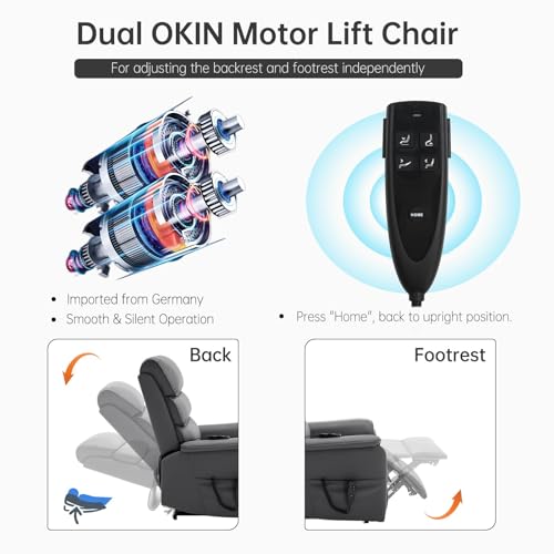 Sillón reclinable moderno eléctrico cuero miniatura 4