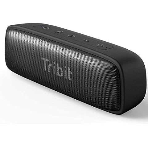 Bluetooth Speaker Portable Waterproof Speakers: Tribit XSound Surf 12W Wireless Loud Bass Music Box with IPX7 Waterproof Bluetooth 5.0 Wireless Stereo Pairing-Long Lasting for Outdoor Travel Beach Cover