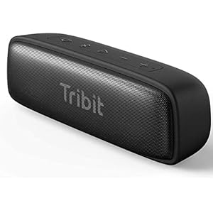 Bluetooth Speaker Tribit XSound Surf 12W draadloze luidspreker met superieur geluid, Bluetooth 5.0, IPX7 waterdicht, draadloze stereo koppeling, 100ft draadloos bereik Perfect voor thuis, buiten, reizen