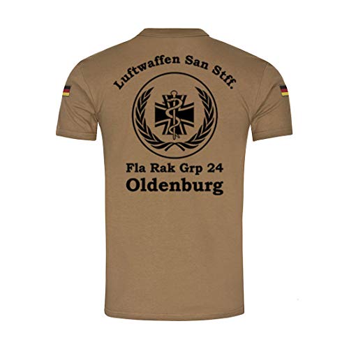 Tshirt FlaRakGrp 24 anti déformation vêtement militaire robuste vert