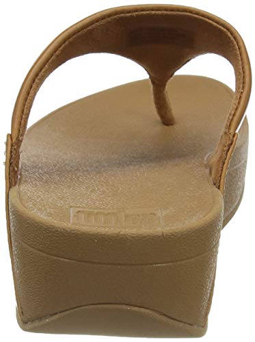 Fitflop Women's Lulu Leather Toe-Post Toepost, Beige Ss18 Light Tan 592, 8 #TOP2