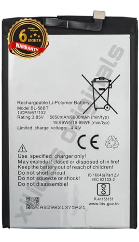 Image of BL-58BT Battery for Tecno Pouvoir 4 / Tecno Pouvoir 4 Pro /Battery with 6 Month Warranty**(V143)