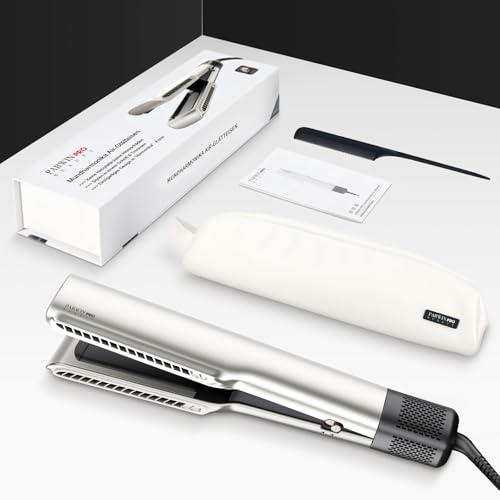 PARWIN PRO BEAUTY Air Straightener, Wet to Dry Ionic Hair Straightener and Styler, Professional No Heat Plate Air Hair Straightener for Medium & Long Hair, Max.160℃ - Image 9