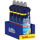 Finish Liquide de Rinçage Citron 800 ml - Lot de 4