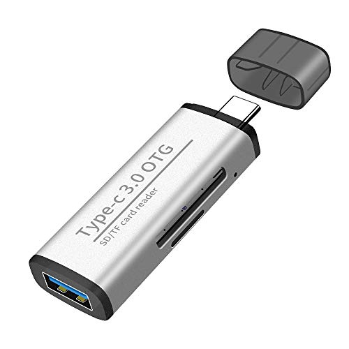 POMDKAZ USB C to Micro SD/TF Card Reader/OTG Adapter