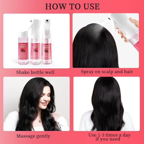 Spray Hidratante Natural para Cabello y Cuero Cabelludo de 10 oz miniatura 7