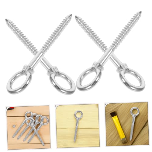 Vis auto-taraudeuses à œil en acier pack de 5 pour suspension