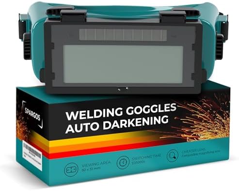 SPARGOS Welding Goggles Auto Darkening LCD Eye Protection
