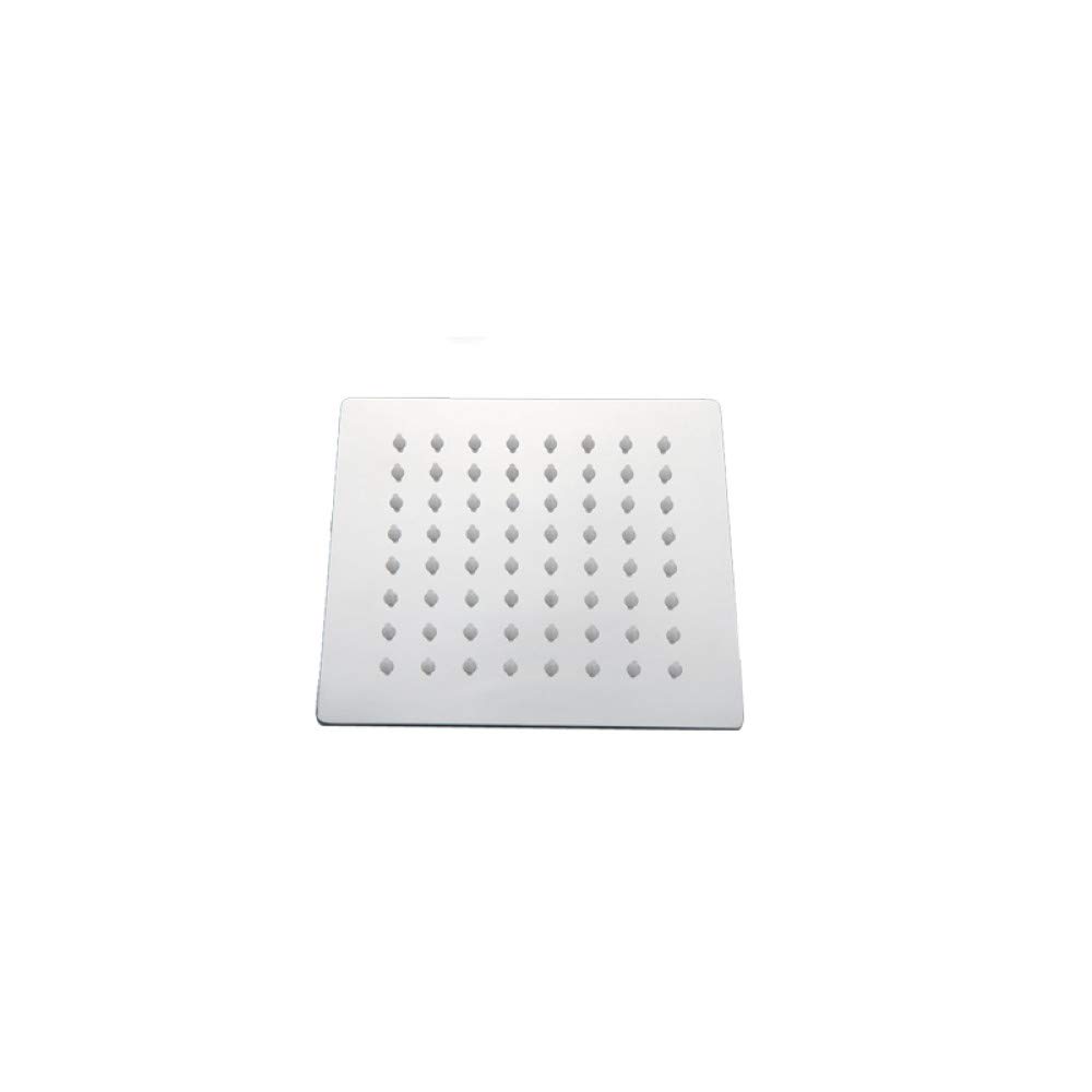 Pomme de douche carrée acier inoxydable 4 pouces chromée haute pression