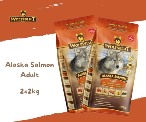 Wolfsblut Hund Adult | Trockenfutter | Multi Bundle | Mix Paket | Sparpaket | 2 x 2 kg | Verschiedene Sorten (2 x 2 KG, Alaska Salmon)
