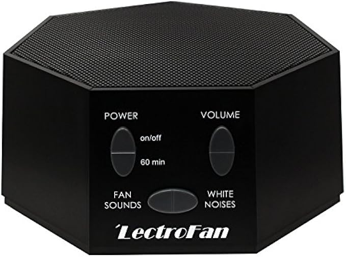 LectroFan High Fidelity White Noise Machine with 20 Unique Non-Looping Fan and White Noise Sounds and Sleep Timer