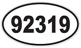 US Decal, Inc. Number 92319 Oval Sticker