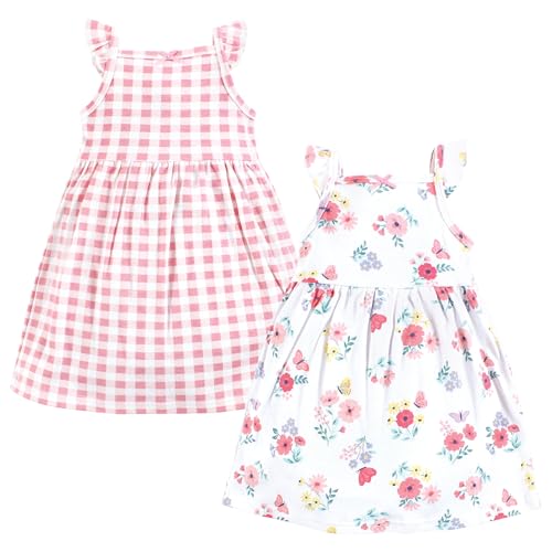 Image of Hudson Baby Girl's Cotton Dresses