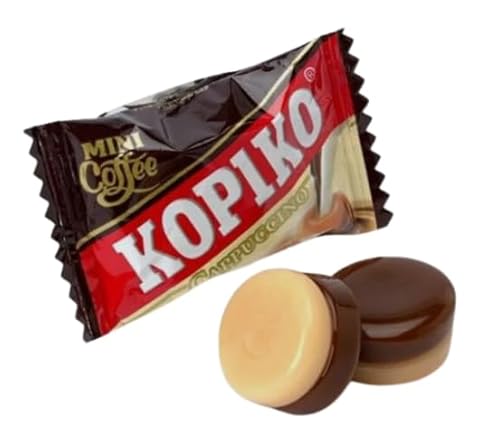Kopiko Kaffeebonbons | Süßigkeiten | Cappuccino | Coffee Candy Classic (4 x 71g)