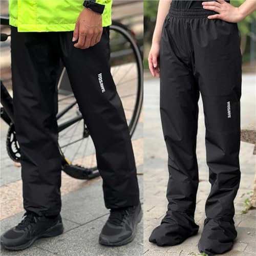Pantalon Cyclisme Anti Pluie et Pieds Mouillés Pantalon Imperméable Extérieur EU 3XL - 4