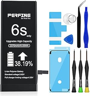 Perfine 2370mAh Battery for iPhone 6S A1688 A1633 A1700 Replacement Battery with Repair Kit Tools Pack