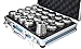 Accusize Industrial Tools 23 Pc Er40 Collet Set, Size from 1/8'' to 1'' in Fitted Strong Box, 0223-0935