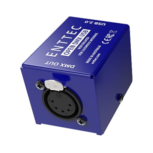 Enttec Open DMX USB 70303 Lighting Interface Controller Widget (Open Source/Hardware) Bundle 3-Pin DMX Lighting Cable w/Liquid Audio Polishing Cloth
