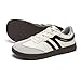 HOBIBEAR Barefoot Shoes Wide Casual Lace Up Retro Leather Fashion Sneakers for Women Men(Beige Black, Women 8/Men 7)