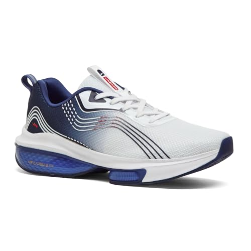 Image of Campus Men's LAM Running Shoes WHT/Navy - 10UK/India