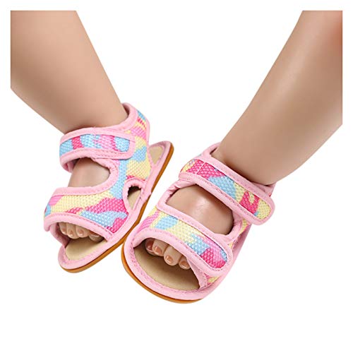 Non-Slip Boys Flat Girls Shoes Rubber Walking Sole Prewalker Sandals Baby Soft Baby Shoes Toddler Sandals Size 82