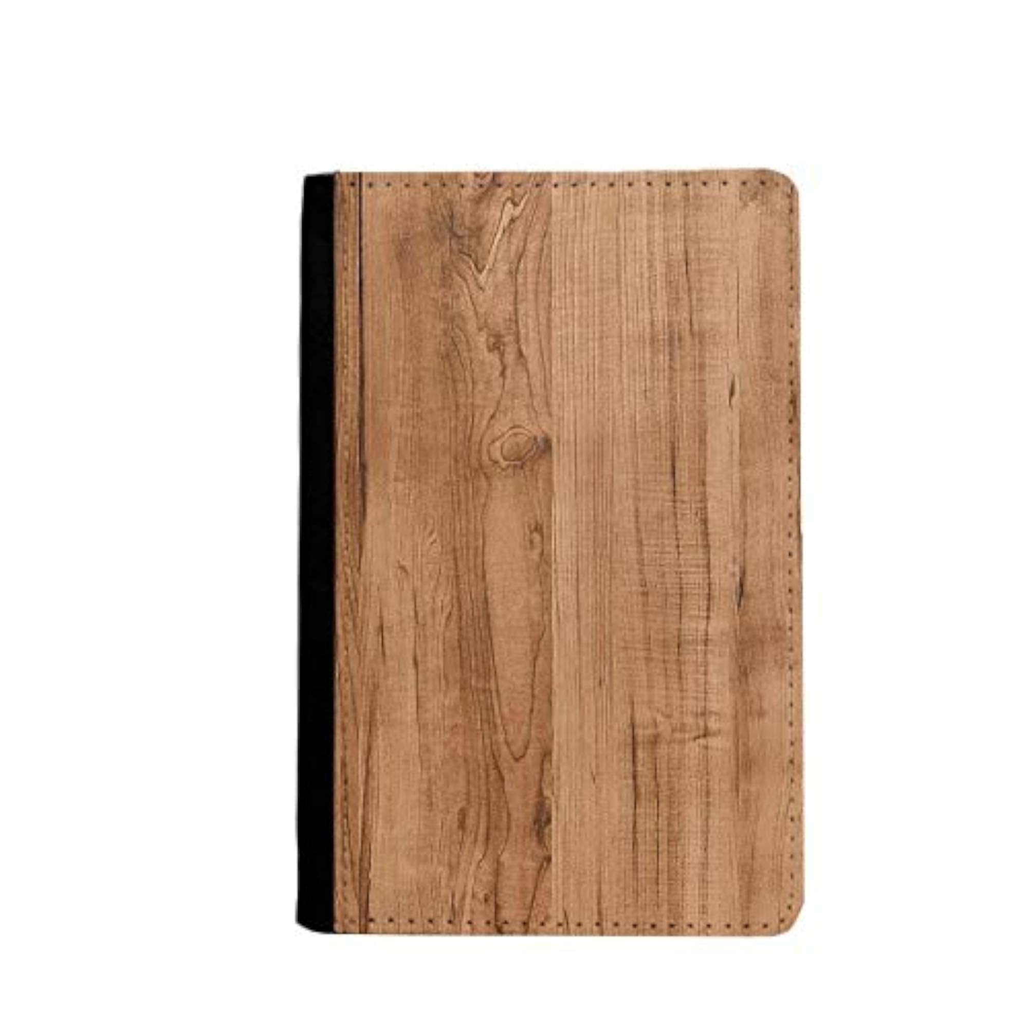Irregular Annual Rings Small-Grained Pattern Passport Holder