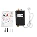220 V 3800 W Calentador de agua electrico instantaneo Mini calentador de agua eléctrico sin tanque calentador de agua instantáneo baño cocina lavado enchufe de la UE(Negro)