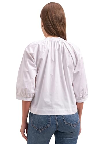 Image of Tokyo Talkies Women Tops for Woman|Women Oversized Fit Crop Top Shirt|Comfortable Premium Korean Button Down | Workwear Top for Office & Casual Outfit