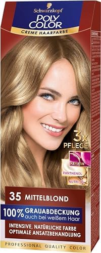 Schwarzkopf Poly Color Creme Haarfarbe 35 Mittelblond