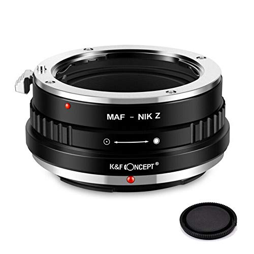 K&F Concept Lens Adapter Ring for Minolta AF MAF to Nikon Z Mount Z50 Z6 Z7 Camera